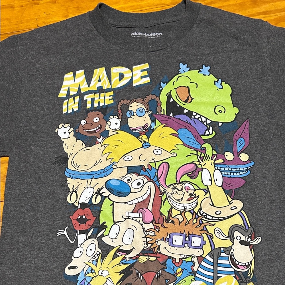 Nickelodeon Kids Graphic Tee - Charcoal